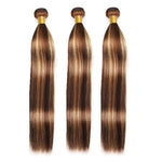 Body Wave Bundles Human Hair P4/27 Ombre Honey Brown Weave