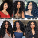 Burmese Curly Bundles Human Hair Raw Virgin Natural Black Spiral Curls