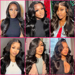 Body Wave Bundles Human Hair 12A Virgin Natural Black Weave