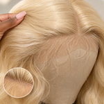 613 HD lace hairline closeup